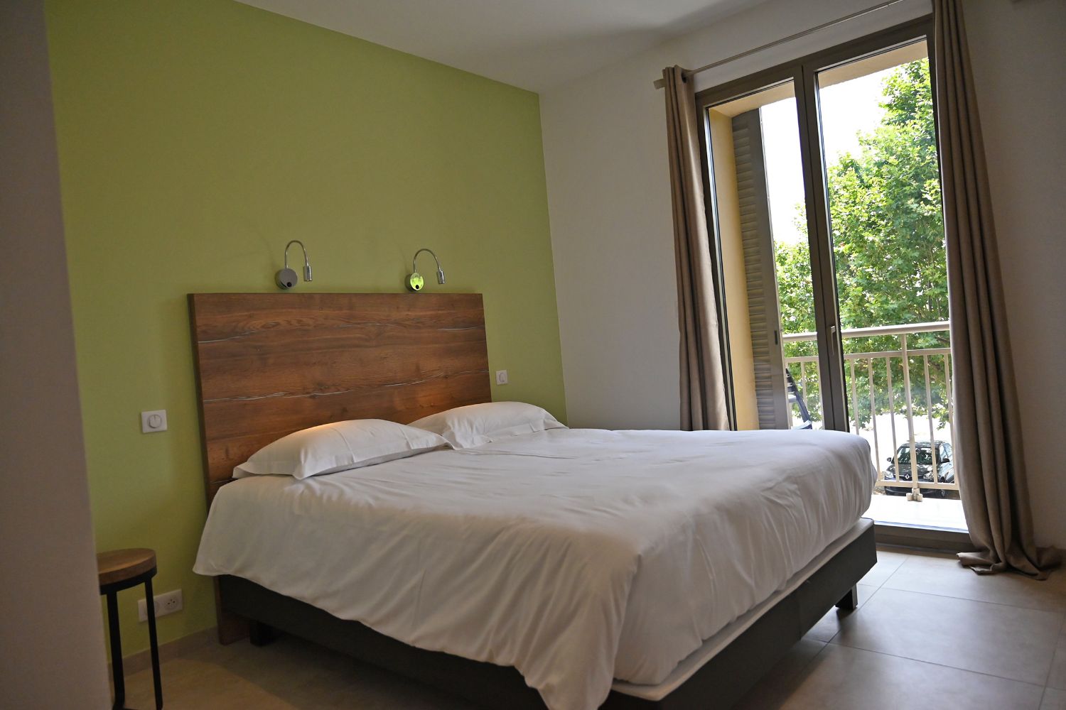 Chambre Hôtel du Golfe - Lit